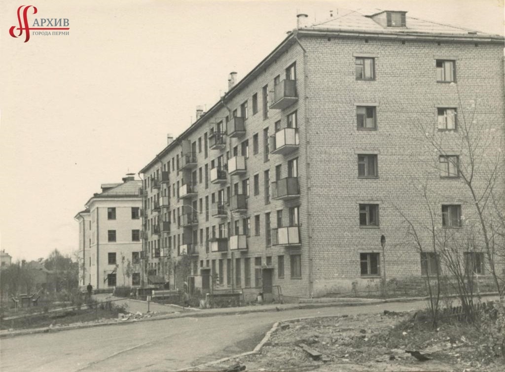 5-этажные дома по ул. Краснофлотской. 14 октября 1967.