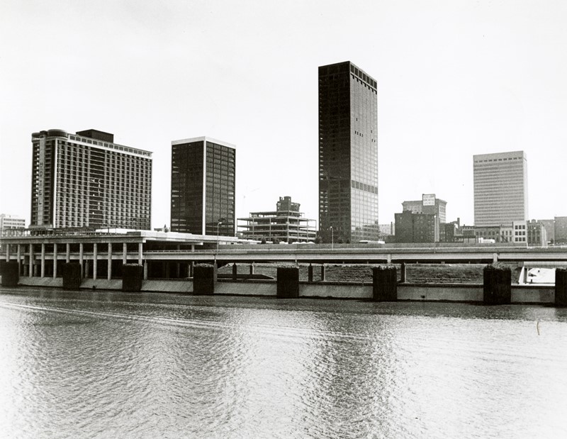 Louisville, Kentucky skyline, circa 1971
