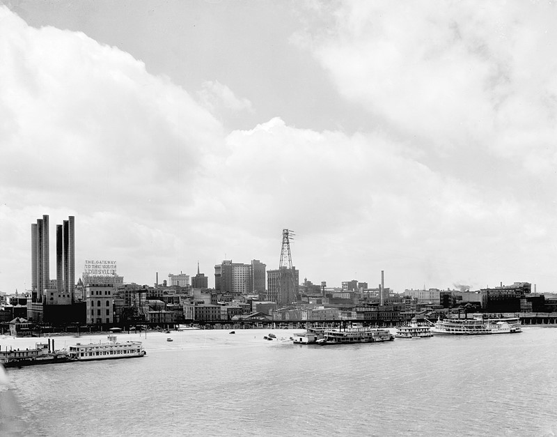 Waterfront from Second to Sixth Street, Louisville, Kentucky, 1930