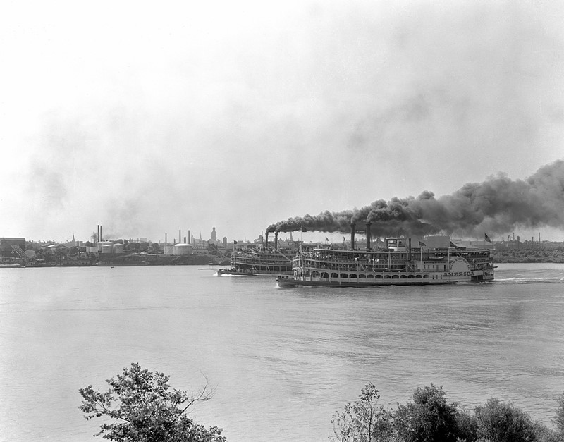 Гонка на пароходах, Луисвилль, Кентукки, 1928 год