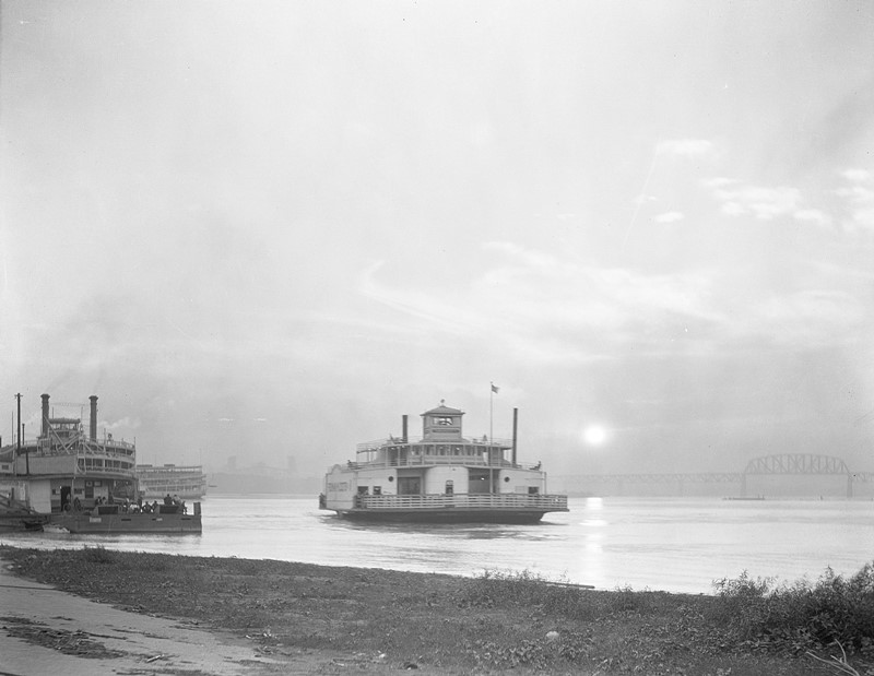Froman M. Coots Ferry, the Ohio River, Louisville, Kentucky, circa 1927
