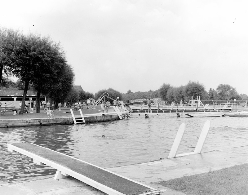 Место для купания в Вулверкоте, 1981 год