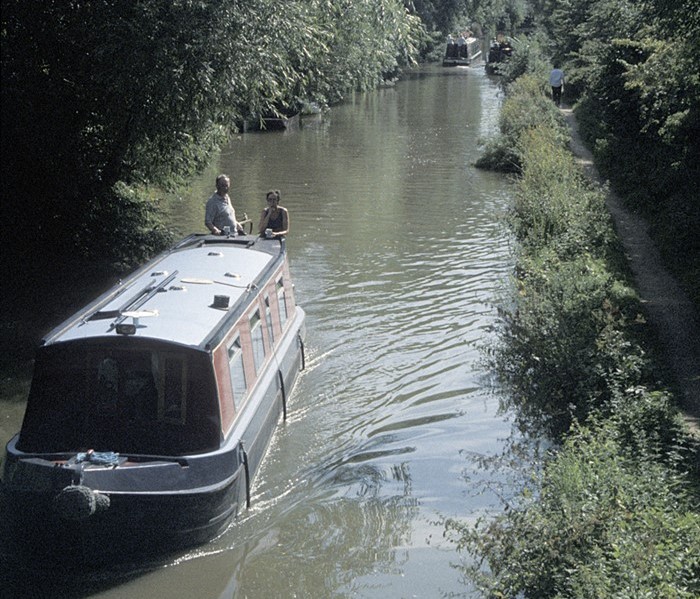 The Oxford Canal on the approach to Oxford