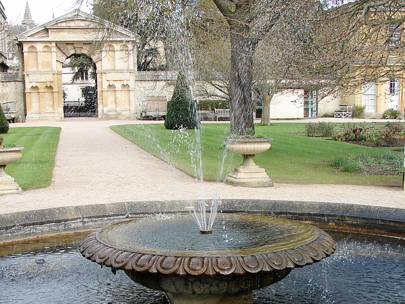 Ornamental Fountain in the University Botanic Garden