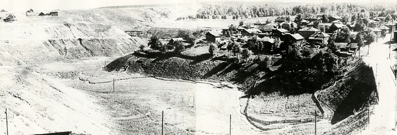 Долина реки Егошихи и Разгуляй в 1929 году.