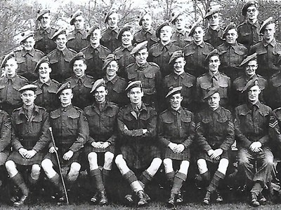 Scottish soldiers. These photos have been provided by Adderbury History Association.