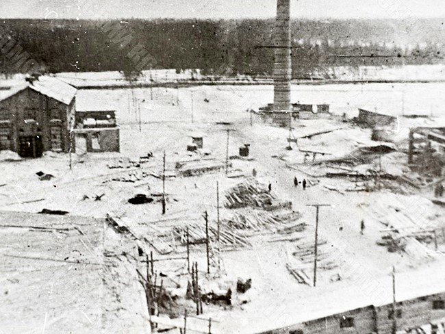 Площадка строительства одного из производственных объектов Березниковского магниевого завода