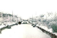 Сталинский проспект зимой. 1960-е