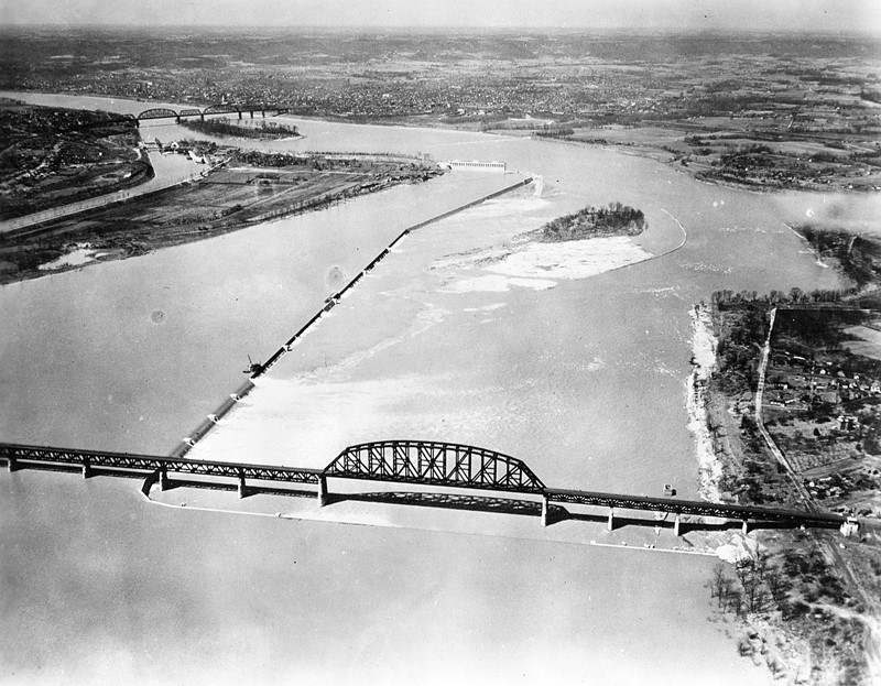 Дамба 41, Портлендский канал, Луисвилль, Кентукки, 1928