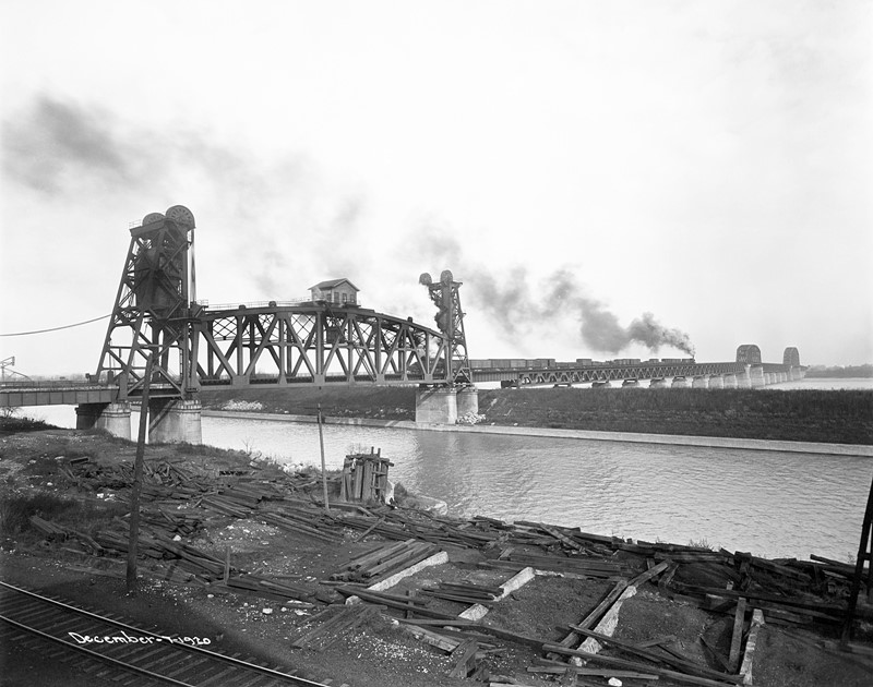 Мост Четырнадцатой улицы / Железнодорожный мост Пенсильвании, Луисвилль, Кентукки, 1921