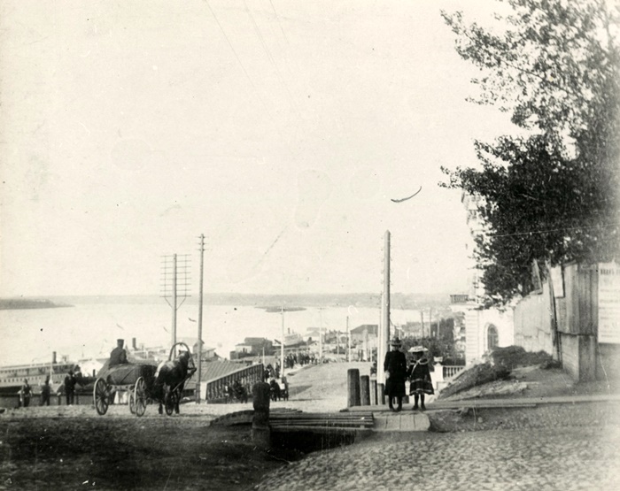 The Kama River Embankment in [the early 1900s]