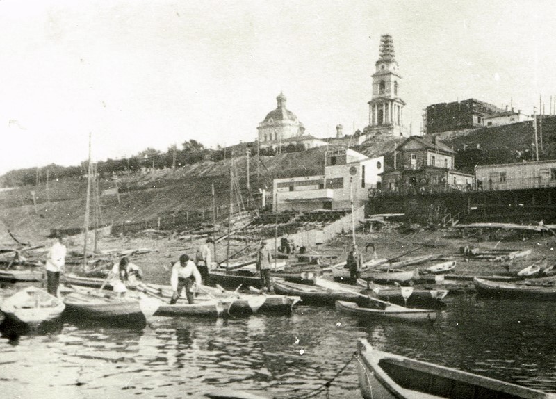 Yachts at the Yacht Club in [1912-1916]